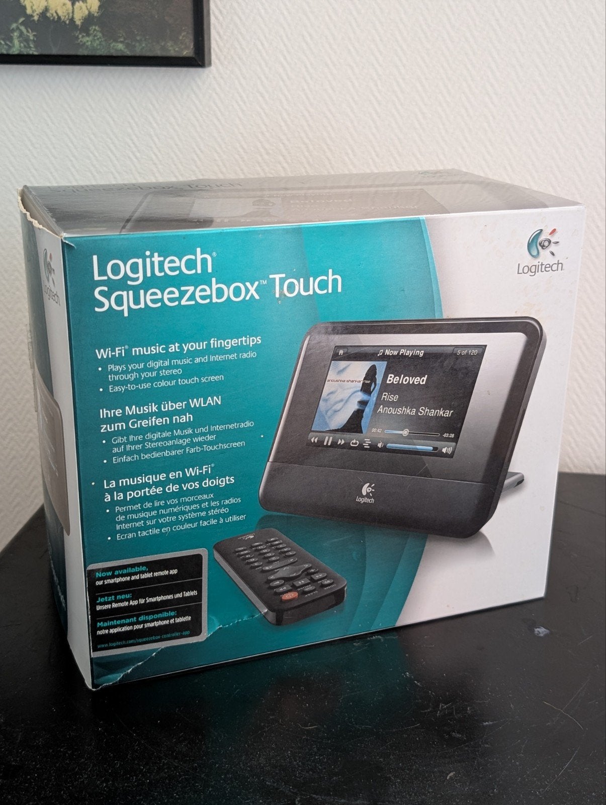 Logitech Squeezebox Touch compleet in doos, Support@logitech.com, Logitech, Ophalen of Verzenden, Logitech Europe S.A., EPFL - Innovation Park, Daniel Borel Innovation Center, 1015 Lausanne, Switzerland
