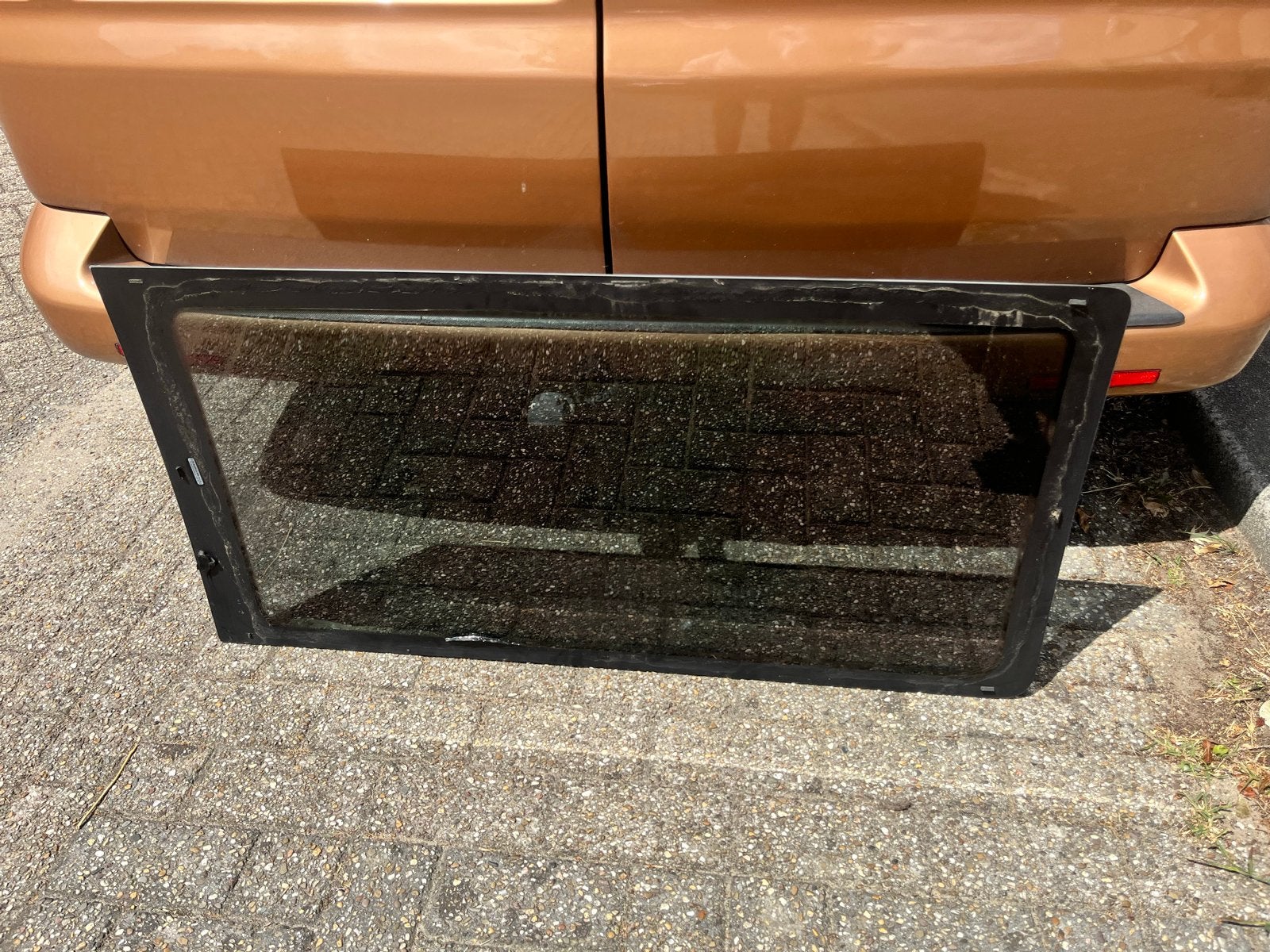 Volkswagen Transporter T5Achterruit Rechts en links, Ophalen, Gebruikt, Volkswagen