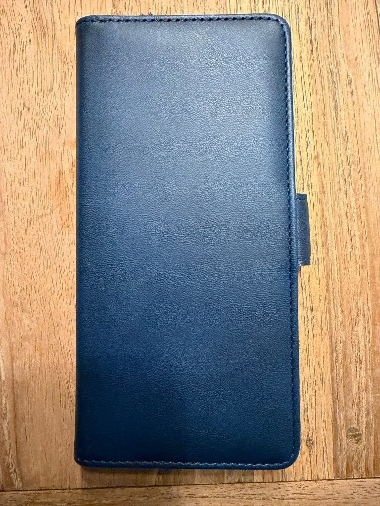 iPhone 17 Pro Max telefoonhoesje blauw leer, Ophalen, IPhone 17, Blauw, Nieuw