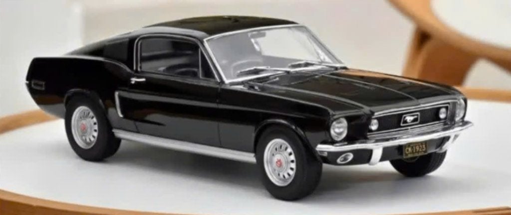 Ford Mustang Fastback '68 Zwart schaal 1/12 NOREV ref 122700