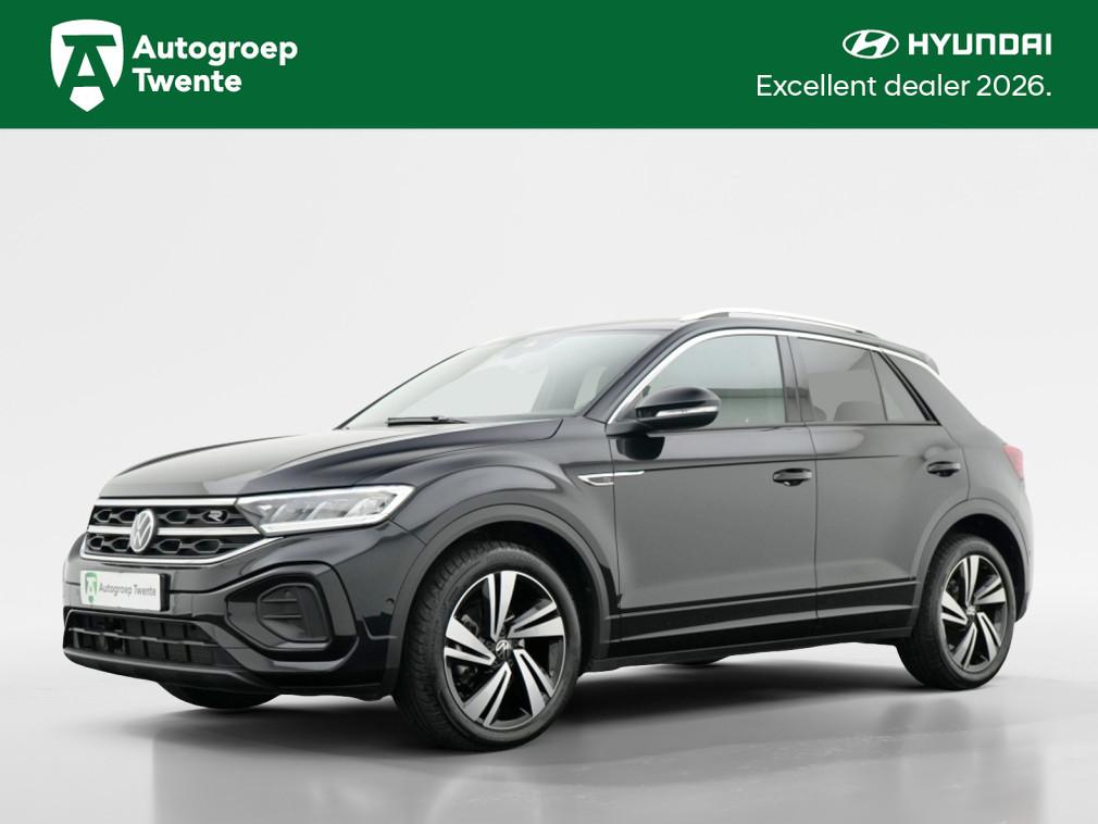 Volkswagen T-Roc 1.5 TSI R-Line | ACC | Private lease 584 pm, Stof, 4 cilinders, 150 pk, Zwart