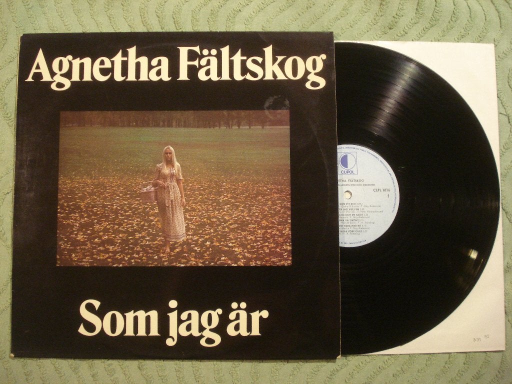 Agnetha Fältskog Vinyl LP: ‘Som jag är’ (Zweden) Abba, Ophalen of Verzenden, Gebruikt, 12 inch