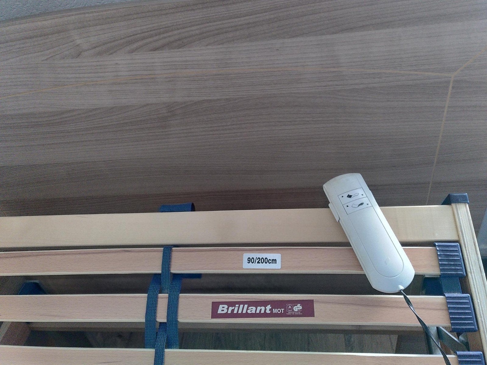 Seniorenbed, 90 cm, Eenpersoons, Beige, Hout
