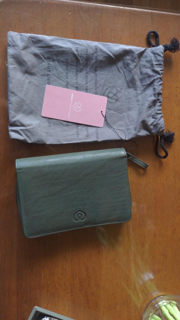 Sweet Collections Jazz Green Leren diabetes tas, Overige merken, Nieuw, Ophalen of Verzenden, Leer