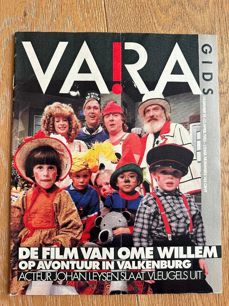 VARA Gids 13 april 1985, Film van Ome Willem Pinkpop ZZ Top, Ophalen of Verzenden, Gelezen, Muziek, Film of Tv