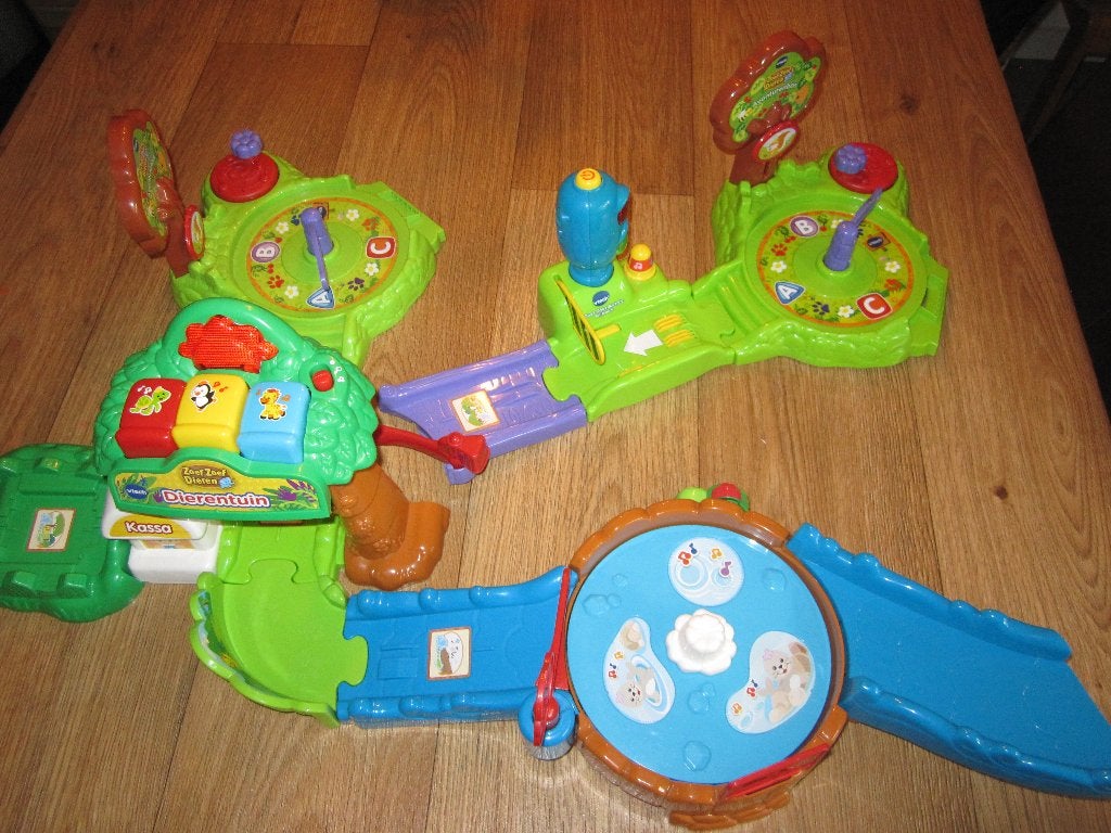 Vtech aanvulling met muziek helikopter en 2 diertjes., Kinderen en Baby's, Speelgoed | Vtech, Ophalen of Verzenden, Zo goed als nieuw