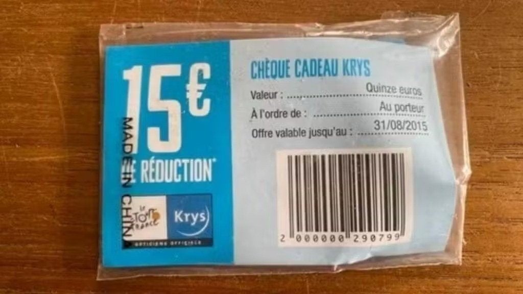 Opticiens officiels - krys . le tour de france 2015, Verzamelen, Ophalen of Verzenden, Nieuw, Overige typen