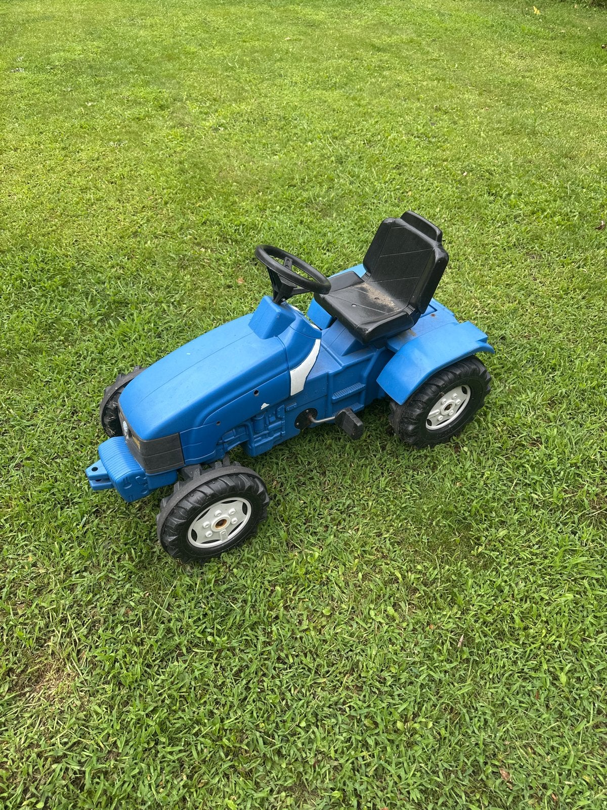 Blauwe traptractor voor kinderen, Ophalen of Verzenden, Gebruikt, Trapvoertuig