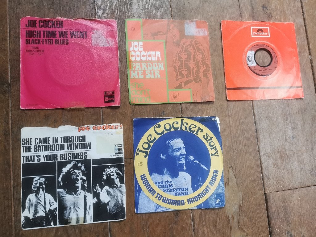 Joe Cocker - 4 Singles, Verzenden, Gebruikt, Pop
