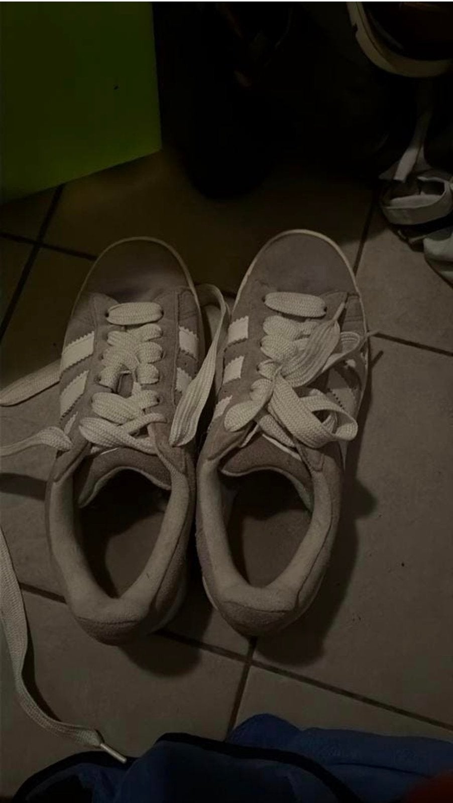 Grijze Adidas Campus maat 40 2/3, Ophalen of Verzenden, Gedragen, Overige kleuren