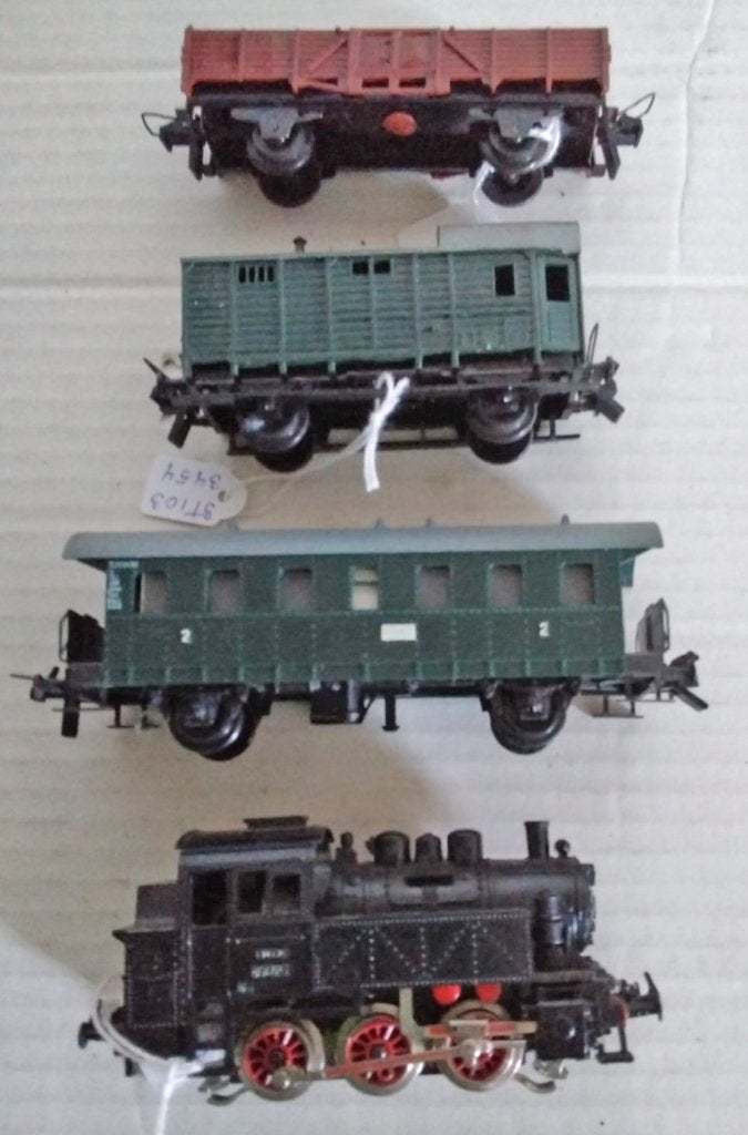 Trix Express BR 80 met wagons, Hobby en Vrije tijd, Gelijkstroom of Wisselstroom, Trix, Ophalen of Verzenden, Gebruikt