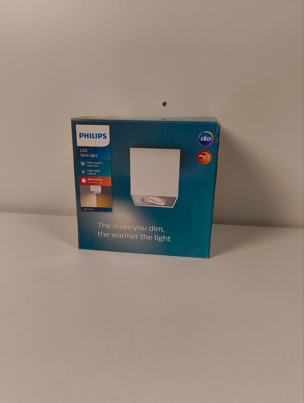 Philips box LED Spot Light - WarmGlow - Nieuw in doos, Kunststof, Onbekend, Overige fittingen, Ophalen of Verzenden
