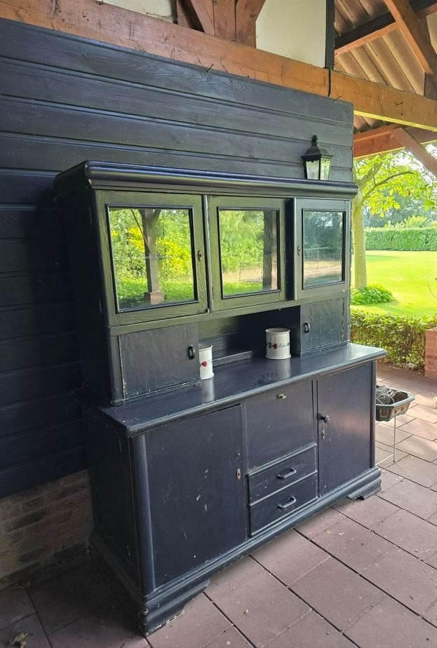 Vintage kast, Huis en Inrichting, Kasten | Dressoirs, Ophalen, Gebruikt, Met deur(en), 150 tot 200 cm