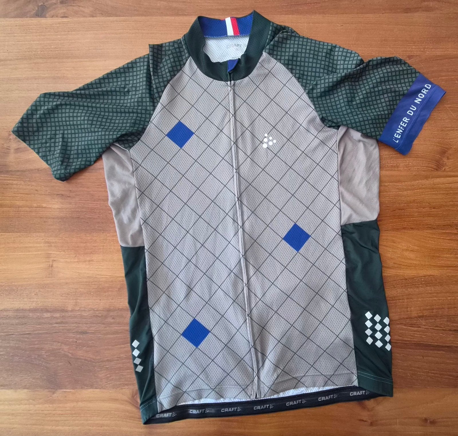 Parijs-Roubaix Craft fietsshirt - L'Enfer du Nord, Kleding | Heren, Sportkleding, Overige kleuren, Verzenden, Hardlopen of Fietsen