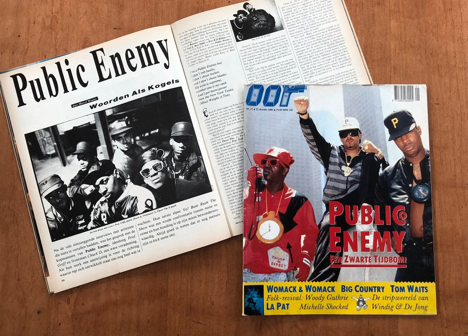 Public Enemy OOR 1987 88, Boeken, Tijdschriften en Kranten, Zo goed als nieuw, Muziek, Film of Tv, Ophalen of Verzenden