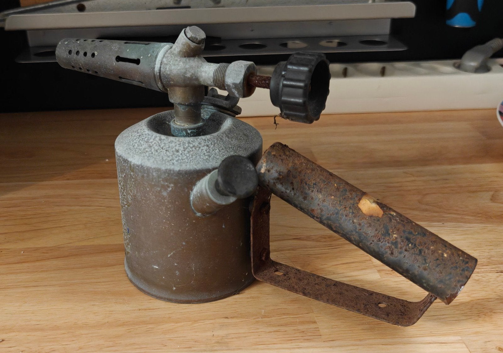 Stoere vintage Barthel gasbrander voor de verzamelaar, Ophalen of Verzenden