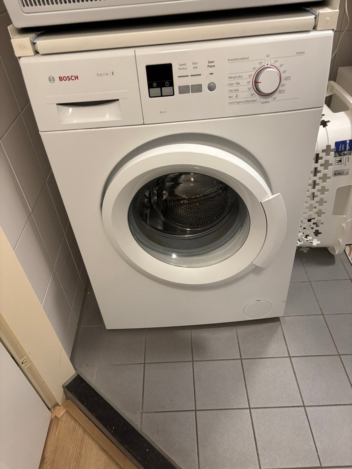 Bosch Serie 2 Wasmachine - Voorlader, Ophalen, Gebruikt, 85 tot 90 cm, 1200 tot 1600 toeren