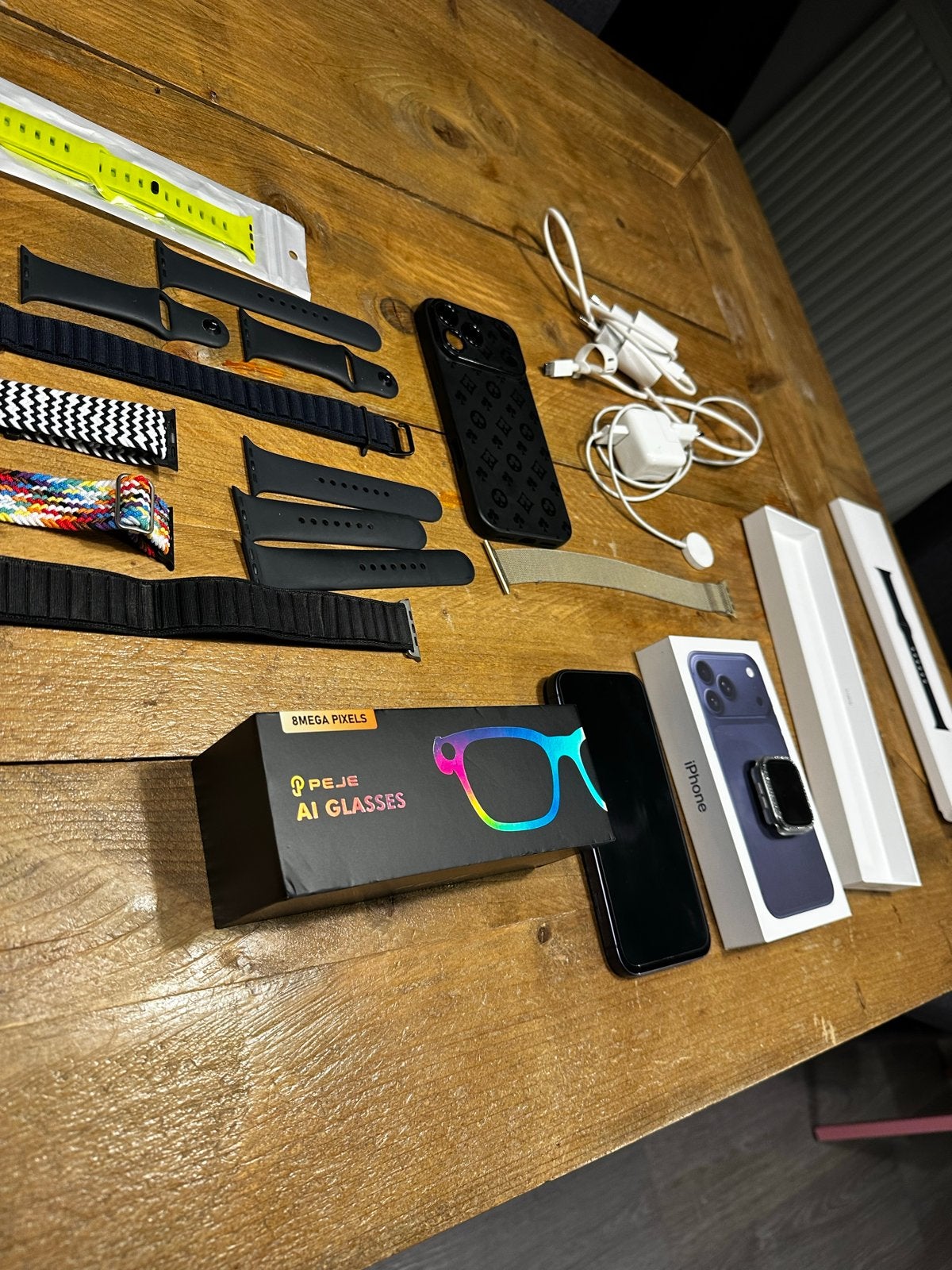 iPhone 17 Pro Max + Apple Watch Series 6 + AI glasses, Telecommunicatie, 256 GB, Blauw, Ophalen of Verzenden, Zo goed als nieuw