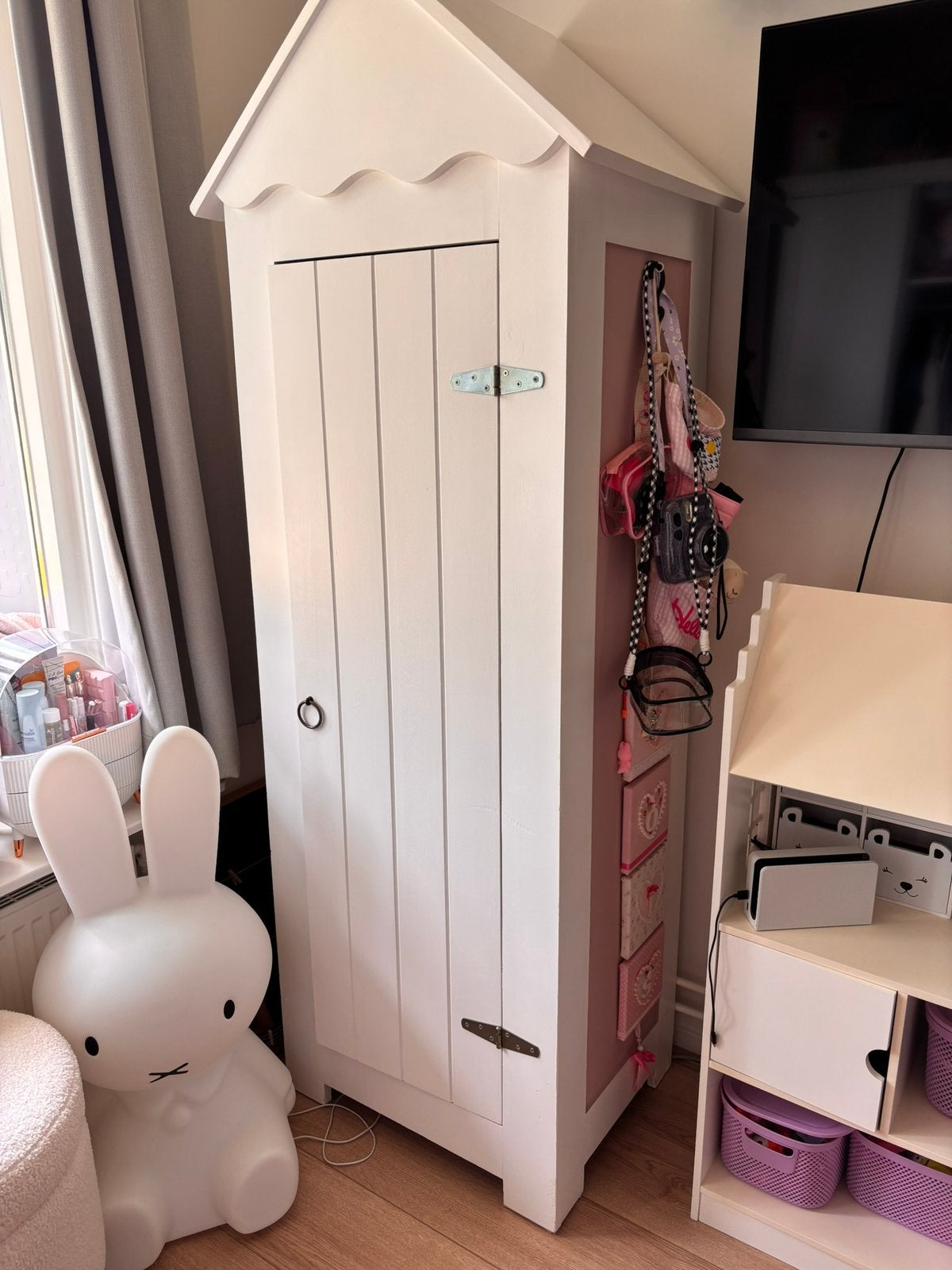Kinderkast Strandhuisje huiskast boekenkast, Kinderen en Baby's, 50 tot 70 cm, 105 cm of meer, Ophalen of Verzenden, Zo goed als nieuw
