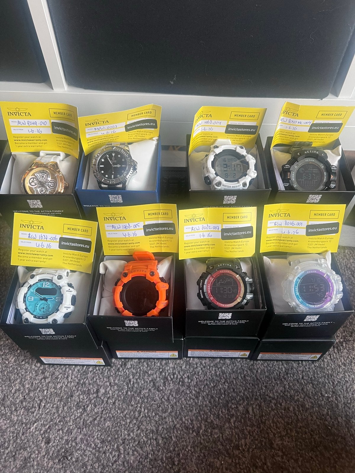 Invicta Horloges Activa en Montres Prestige horloges, Ophalen of Verzenden, Nieuw, Polshorloge, Overige merken