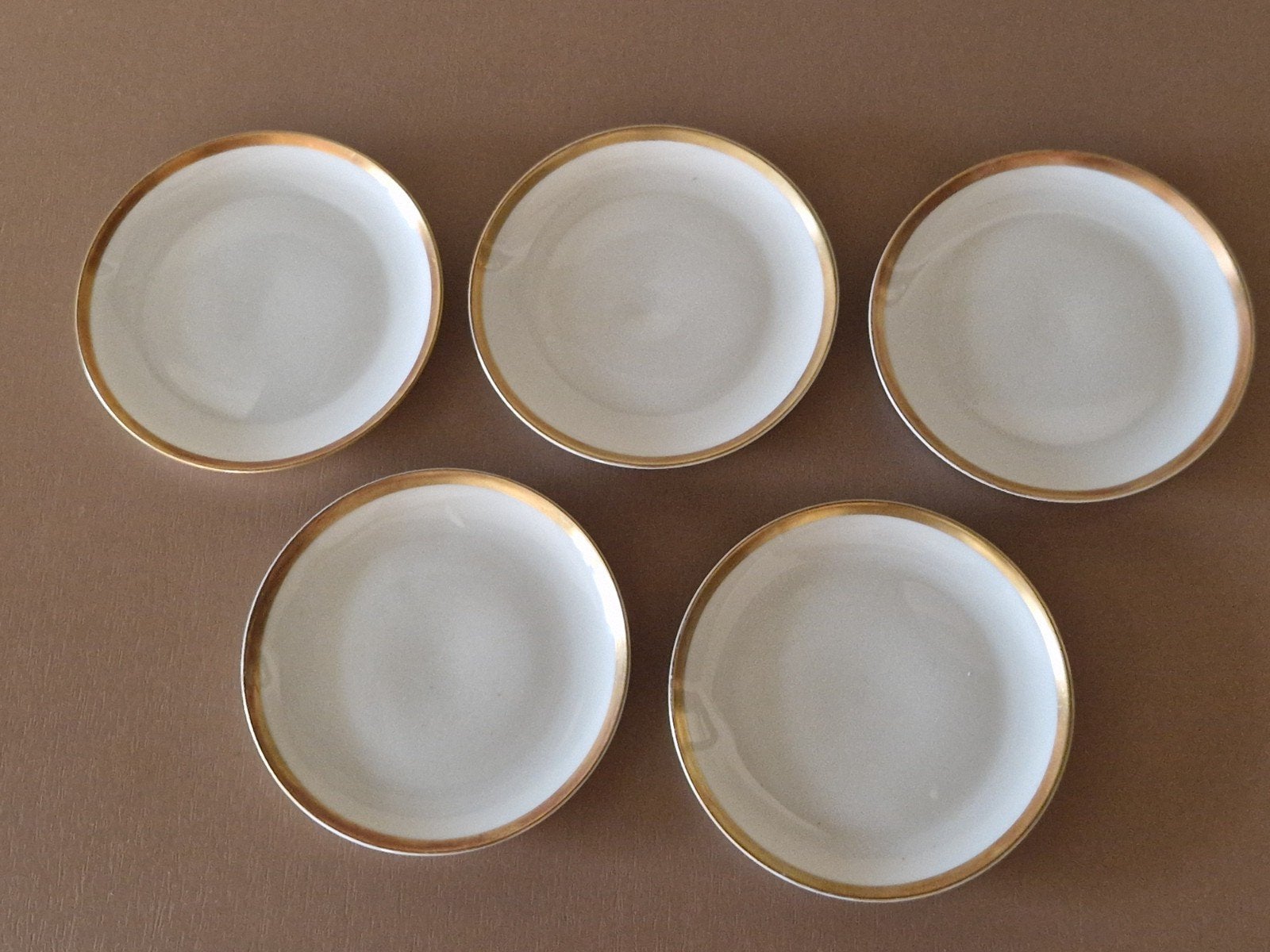 Set van 5 Rosenthal Childerning schaaltjes met gouden rand, Ophalen of Verzenden