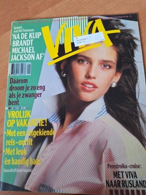 Viva 1988 Kim Wilde Michael Jackson Thom Hoffman Spijkerman, Verzamelen, Tijdschriften, Kranten en Knipsels, Verzenden, 1980 tot heden