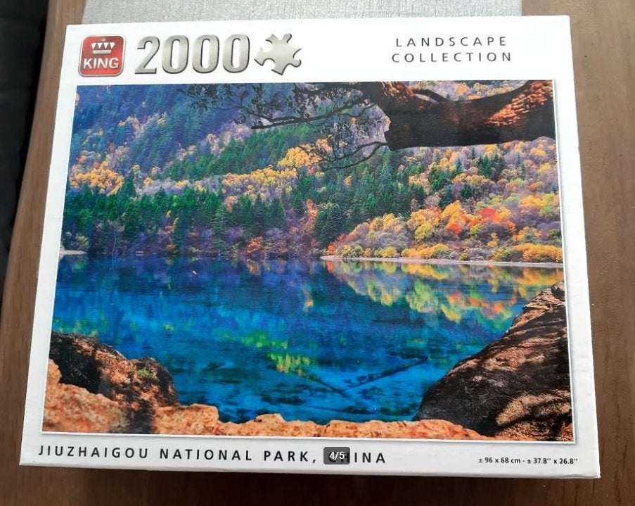 King puzzel 2000 stukjes, Ophalen of Verzenden, 500 t/m 1500 stukjes, Zo goed als nieuw, Legpuzzel