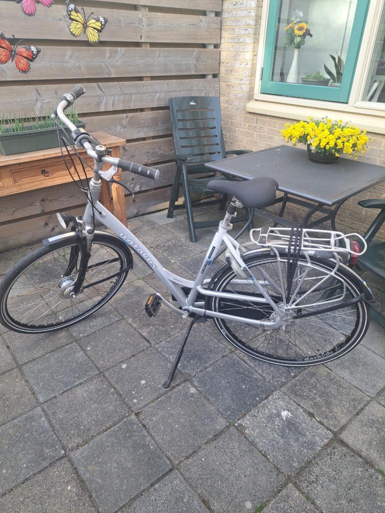 Batavus damesfiets met lage instap, Ophalen, Gebruikt, Velgrem, Versnellingen