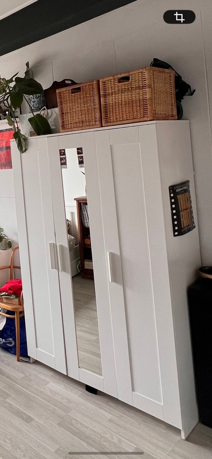 Ikea brimnes kledingkast, Ophalen, Gebruikt, 100 tot 150 cm, 150 tot 200 cm