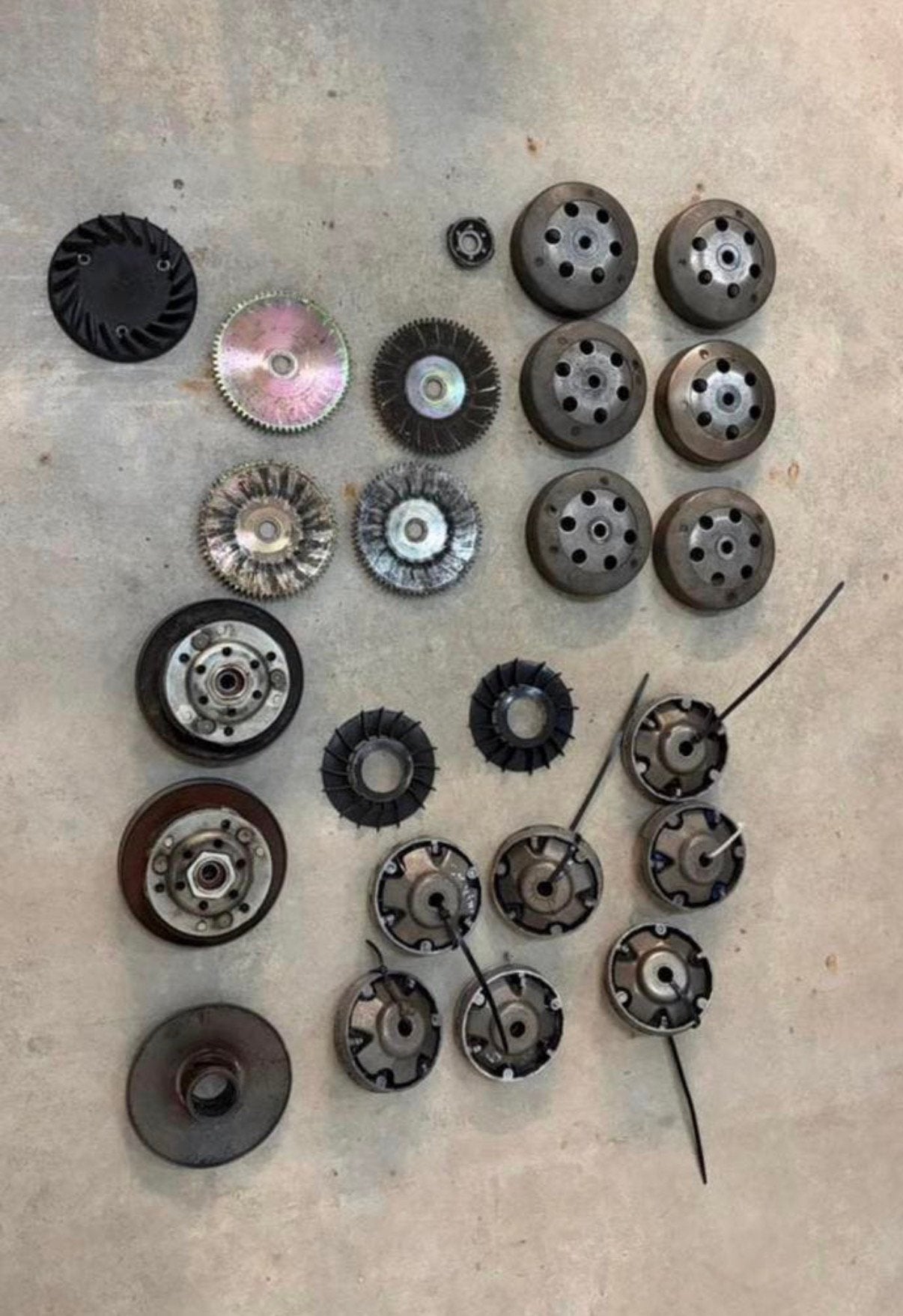 Overbrengingen Vespa Piaggio Gilera Variateur starterkrans, Ophalen of Verzenden