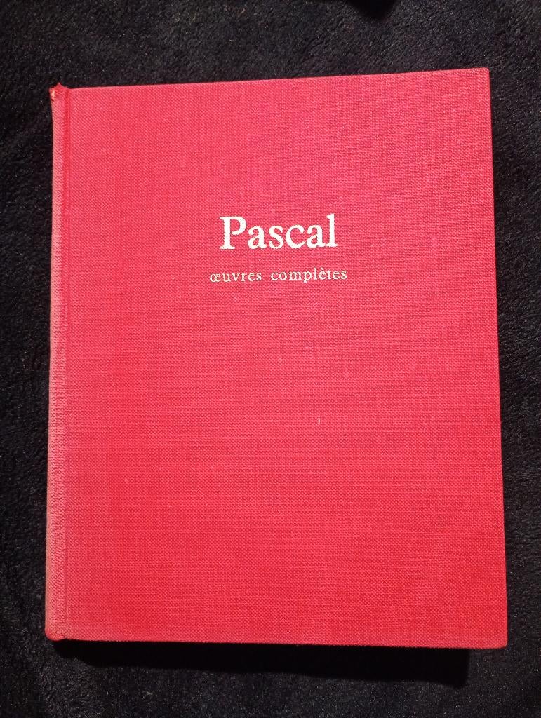 Pascal, Oeuvres Complètes, Ophalen of Verzenden, Gelezen, Natuurwetenschap
