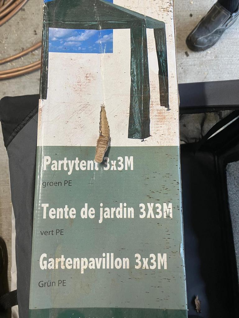 Partytent 3 x 3 meter, Tuin en Terras, Ophalen of Verzenden, Zo goed als nieuw