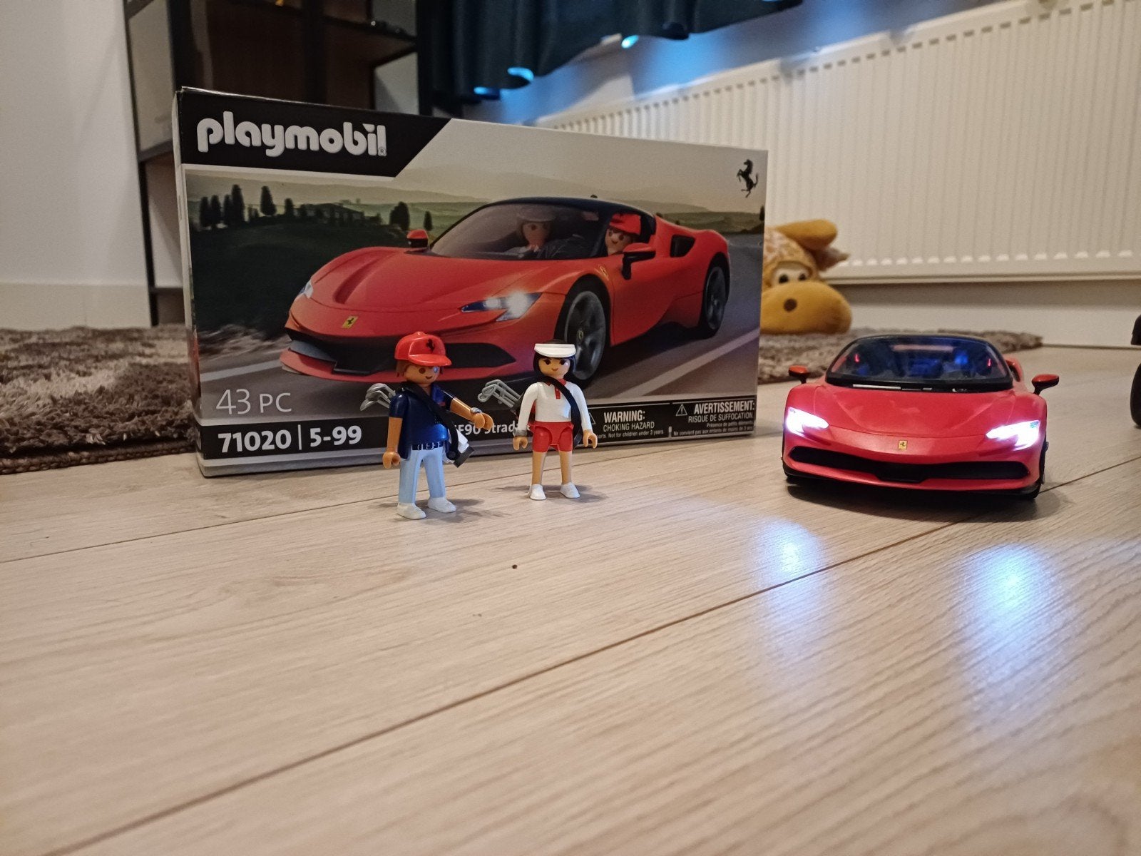 Playmobil Ferrari SF90 Stradale met licht en figuren, Ophalen, Zo goed als nieuw