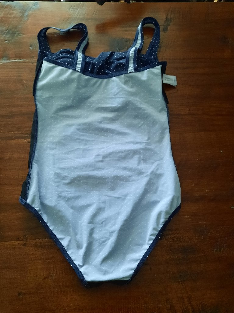 Badpak Patunette mt 42 donkerblauw met stippen  nieuw, Kleding | Dames, Nieuw, Badpak, Pastunette, Verzenden