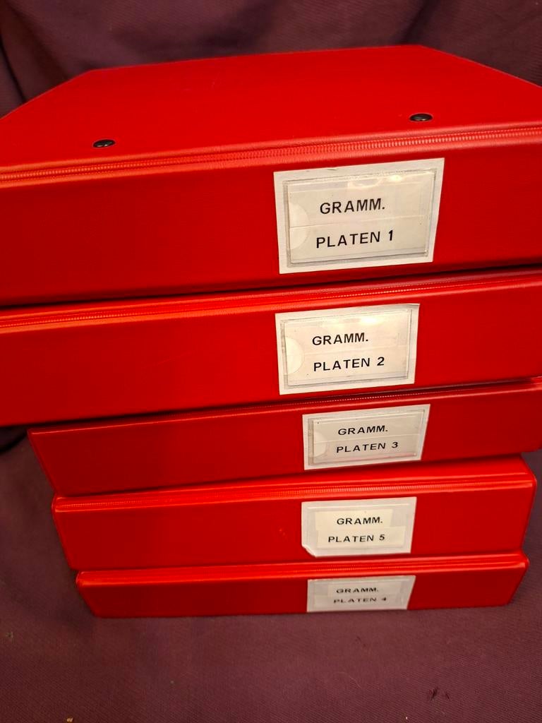 Verzameling Sinterklaas Vinyl Singles - 78 stuks in 5 albums, Complilatie, Ophalen of Verzenden, Gebruikt, Kinderen en Jeugd