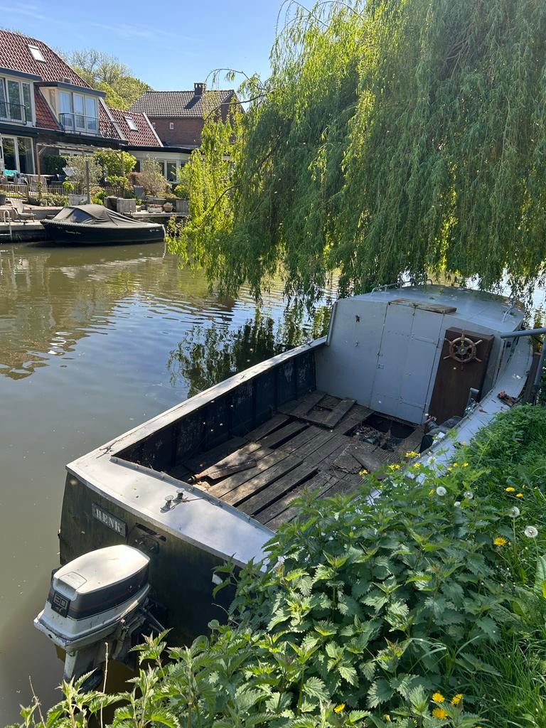 Stalen motorboot, zeldzame Vooco kruiser, voor de liefhebber, Ophalen, Gebruikt, Motor en Techniek, Motorboot