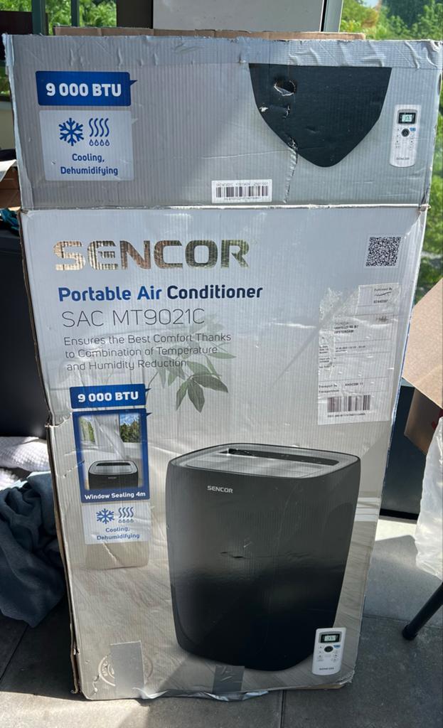 Sencor Mobiele Airco SAC MT9021C - 9000 BTU, Witgoed en Apparatuur, Airco's, Ophalen, Minder dan 60 m³, Nieuw, 3 snelheden of meer