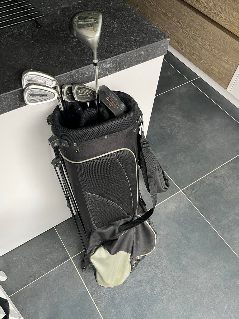 Wilson Heren Golfset met tas, compleet en in prima staat, Ophalen, Gebruikt, Set, Overige merken