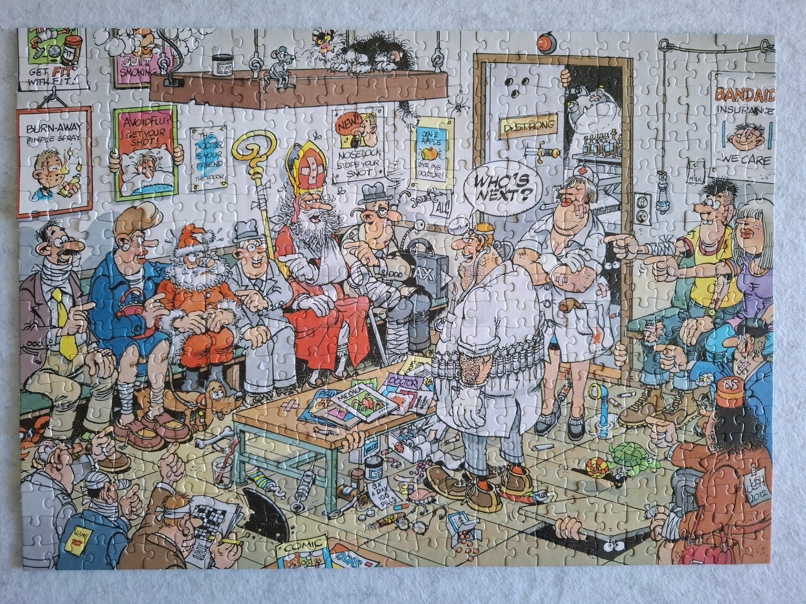 Jan van Haasteren Comic puzze (Wie is de volgende) 500 stukj, Ophalen, 500 t/m 1500 stukjes, Gebruikt, Legpuzzel