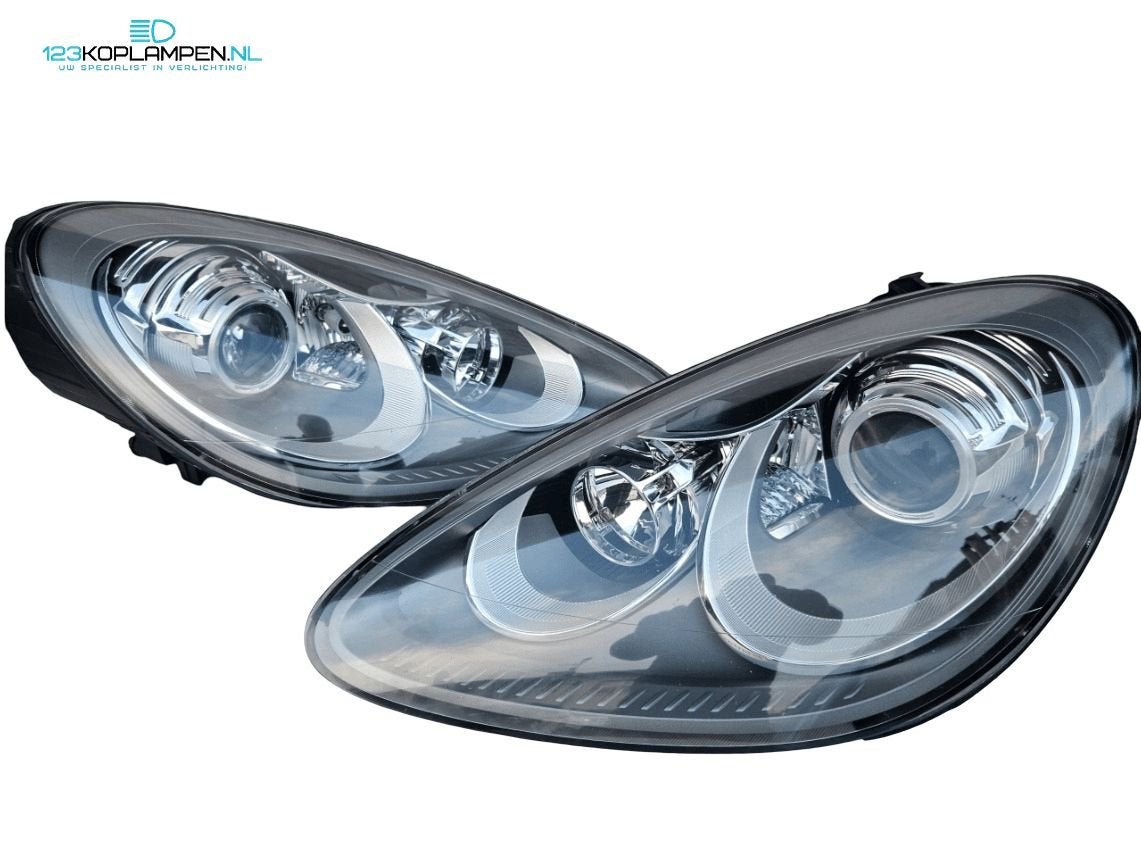 Porsche Cayenne 7P facelift Bi-Xenon LED koplamp koplampen, Auto-onderdelen, Gebruikt, -, Verzenden, Porsche
