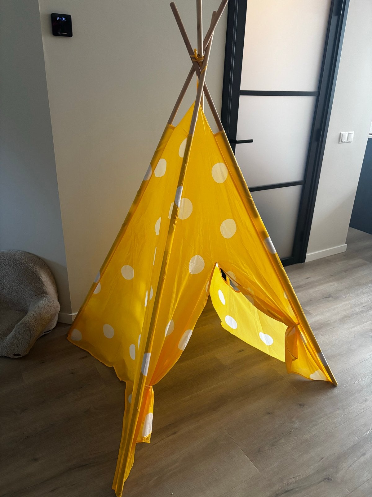 Gele Tipi tent met stippen, Kinderen en Baby's, Ophalen, Zo goed als nieuw