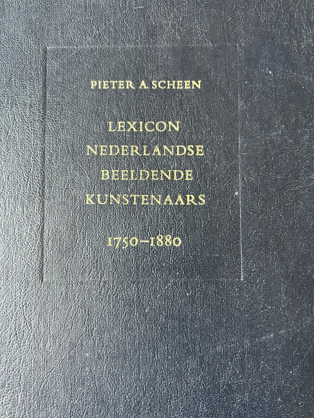 Pieter A. Scheen: Lexicon Nederlandse beeldende kunstenaars, Ophalen of Verzenden, Gelezen, Nederland