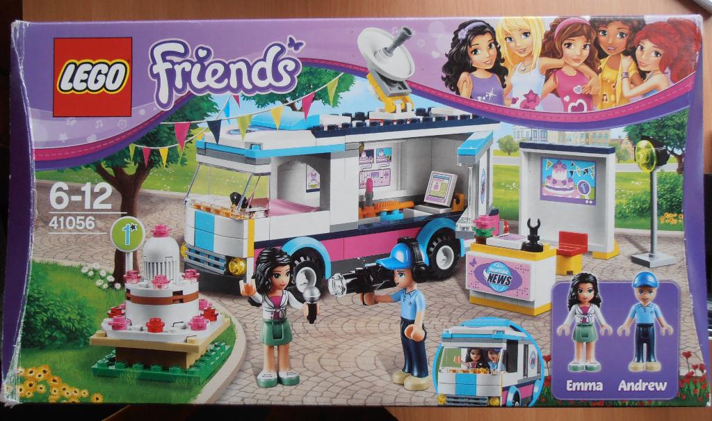 Lego Friends 41056 Heartlake's satelietwagen, Ophalen of Verzenden, Zo goed als nieuw, Complete set, Lego