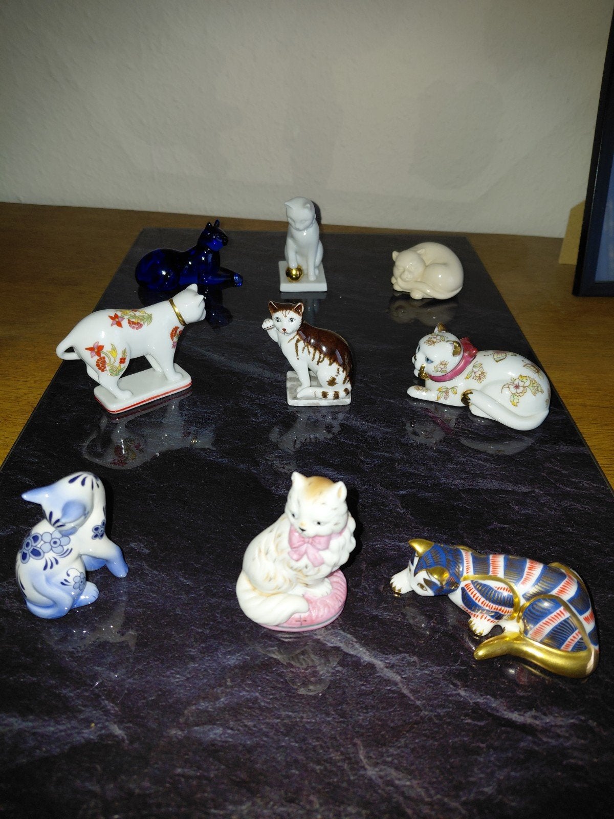 Originele The Franklin Mint – Curio Cabinet Cats Collection, Ophalen of Verzenden, Zo goed als nieuw, Dier