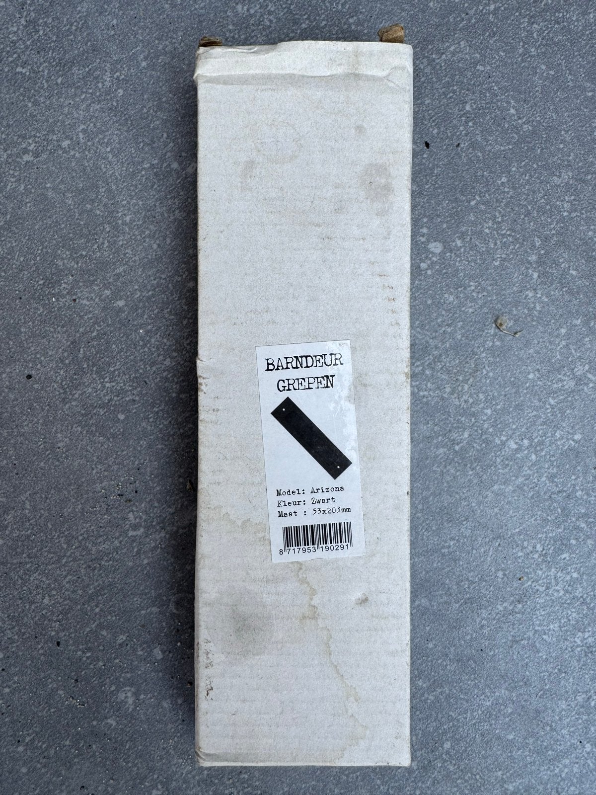 Nieuwe Barndeur Greep - Model Arizona Zwart, Ophalen of Verzenden, Nieuw, Overige materialen, Klink of Kruk