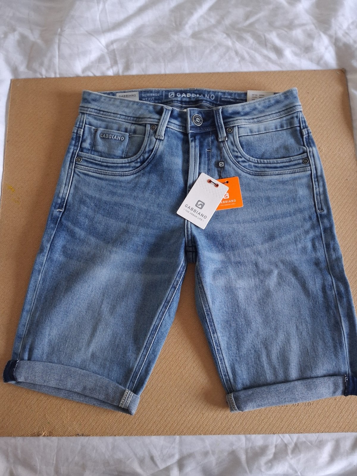 Gabbiano Korte spijkerbroek - Maat S, Verzenden, Nieuw, Maat 46 (S) of kleiner, Blauw