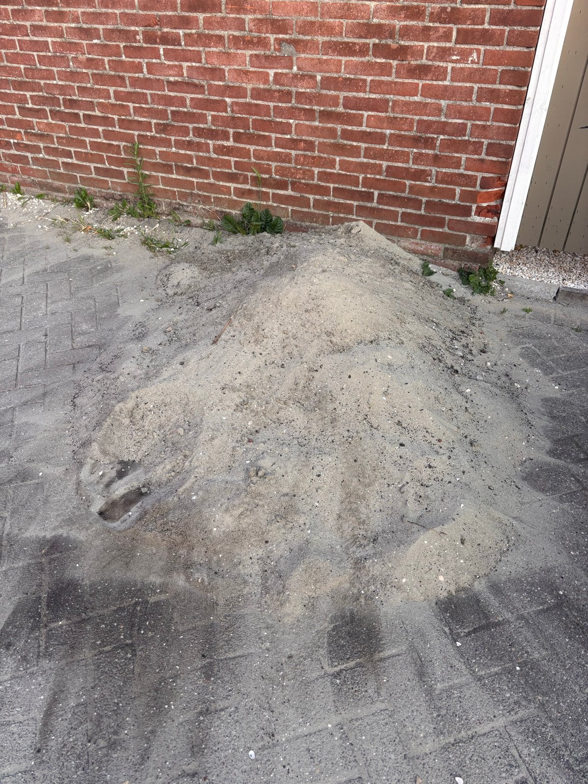 Gratis Ophoogzand af te halen, Tuin en Terras, Ophalen, Gebruikt, Ophoogzand