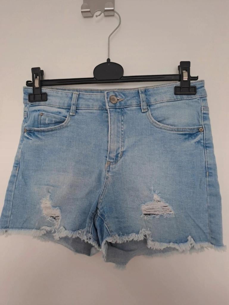 Clockhouse high rise shorts maat 38, Blauw, Ophalen of Verzenden, W30 - W32 (confectie 38/40), Clockhouse