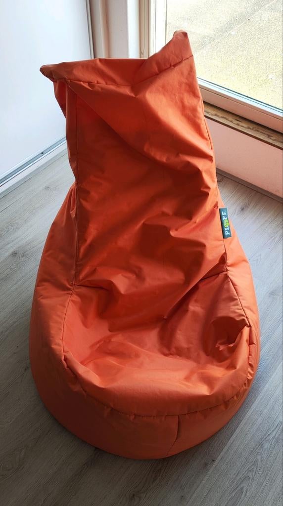 Oranje Ploff Zitzak - Comfortabel en Stijlvol, Ophalen, Gebruikt, Oranje, Zitzak