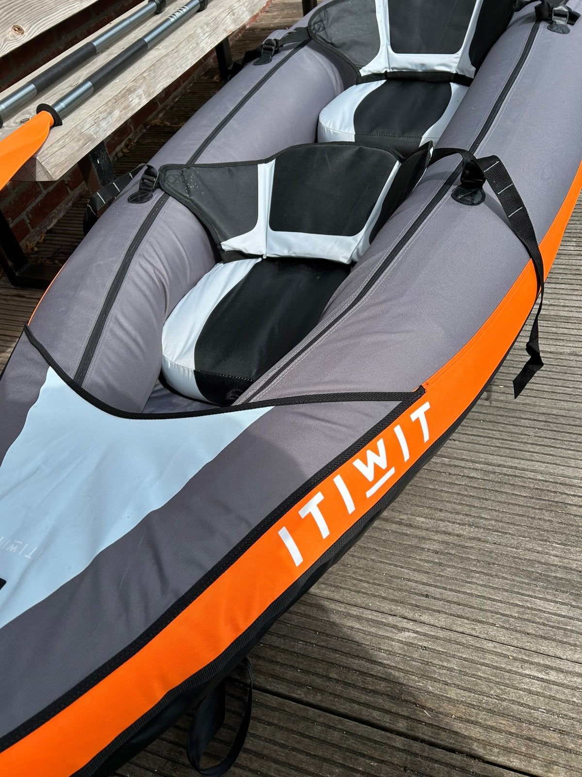 Kano iti witt, Watersport en Boten, Kano's, Ophalen, Opblaasbaar, Drie personen of meer, Overige typen
